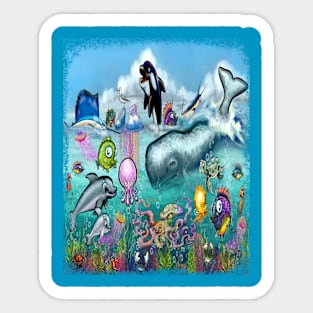 Aquatic Fantasy Sticker